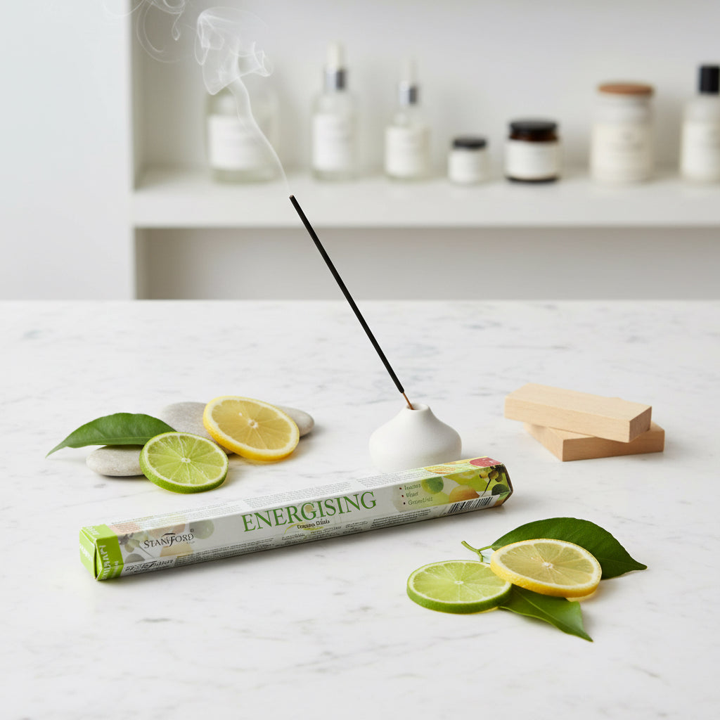 "Bâtonnets d'encens énergisant naturel relaxation"