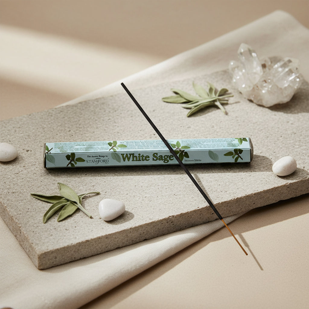 "Bâtonnets d'encens sauge blanche naturel relaxation"