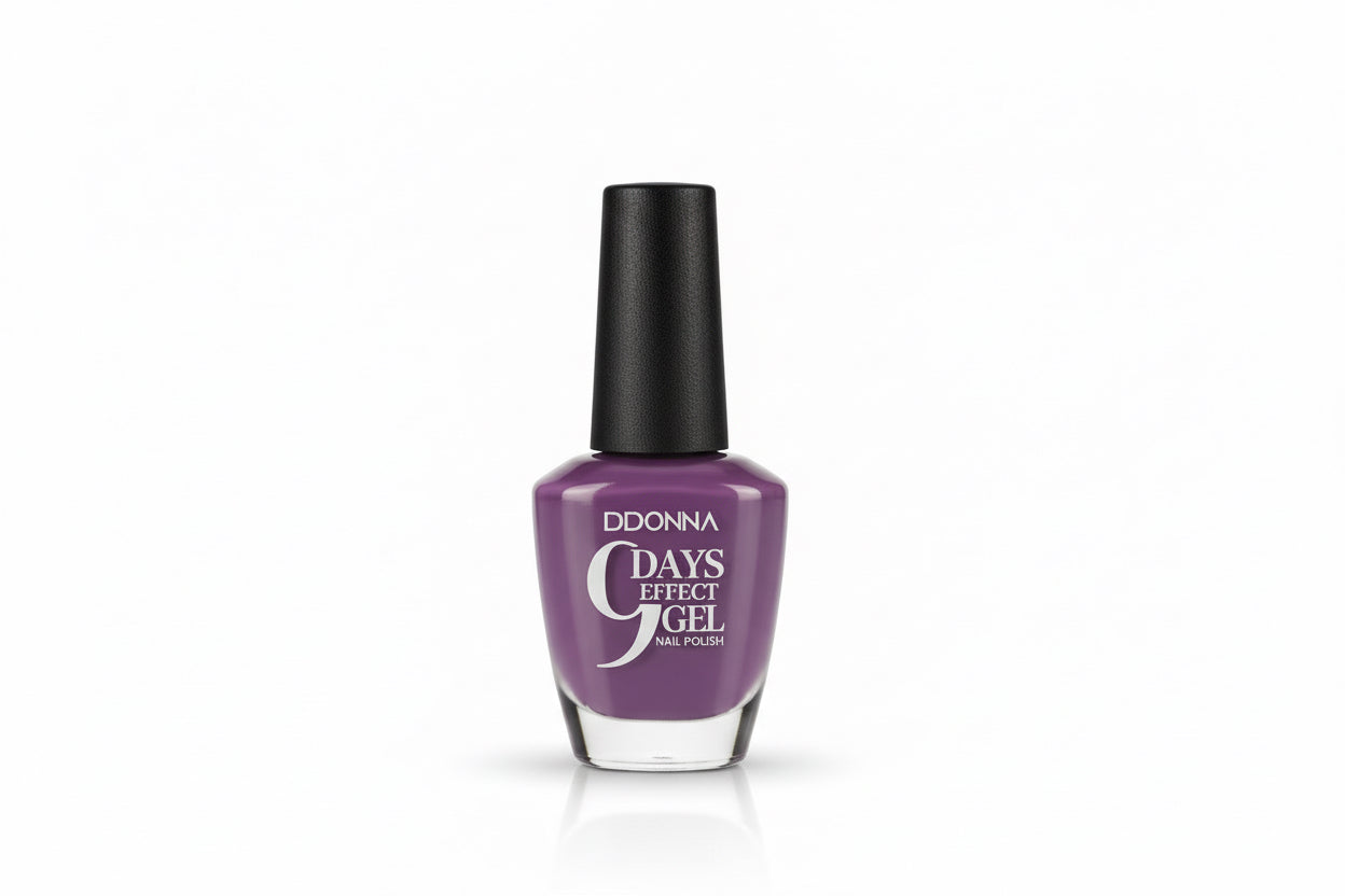 Vernis à ongles effet gel 9 jours brillance et une couverture parfaite, fidèle dès l’application.