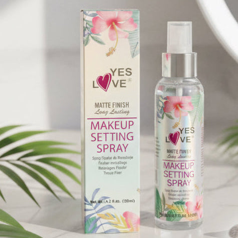 "Fixateur de maquillage spray longue tenue"