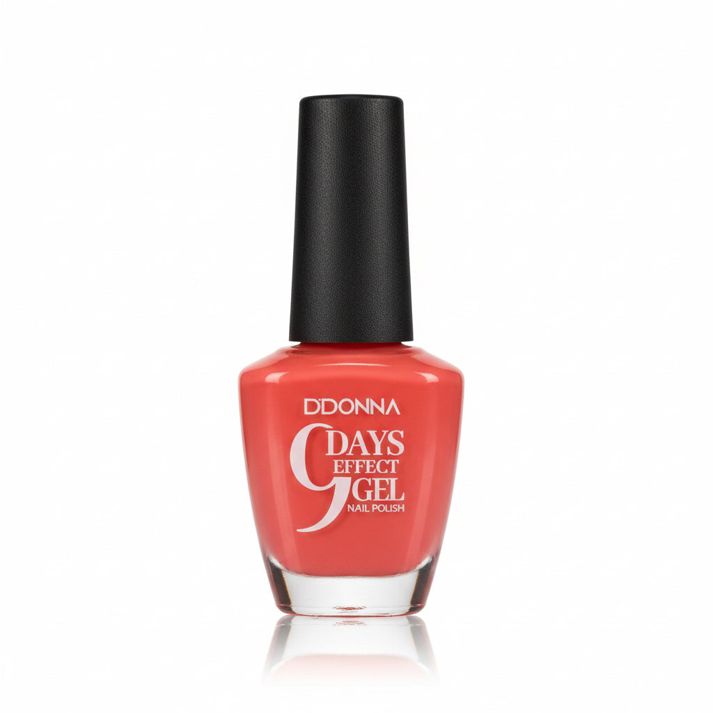 Vernis à ongles effet gel 9 jours brillance et une couverture parfaite, fidèle dès l’application.