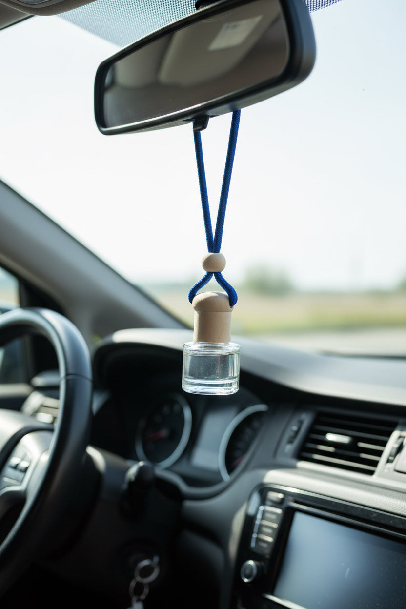 Désodorisant voiture parfum coton – Pureté et sensation propre suspension