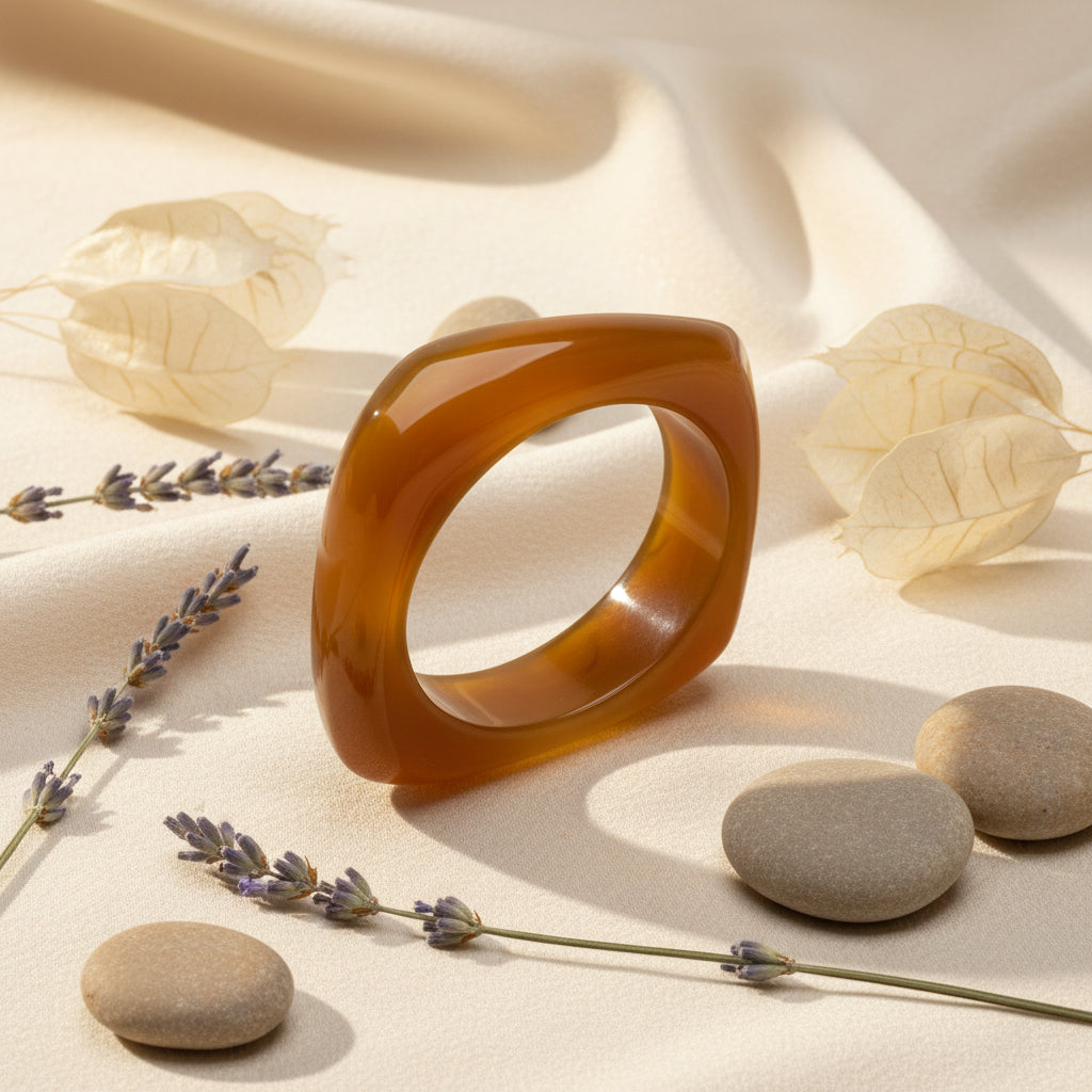 Bracelet jonc en résine – Bijou élégant et tendance