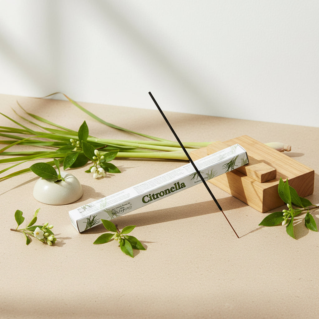 "Bâtonnets d'encens citronnelle naturel relaxation"