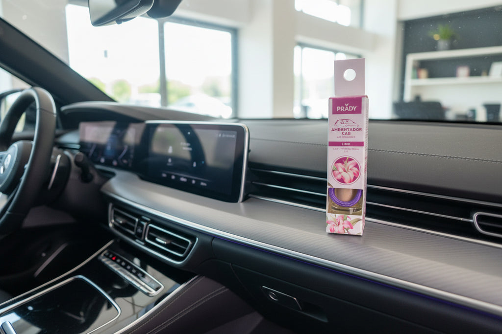 Désodorisant voiture parfum lys – Fraîcheur florale durable