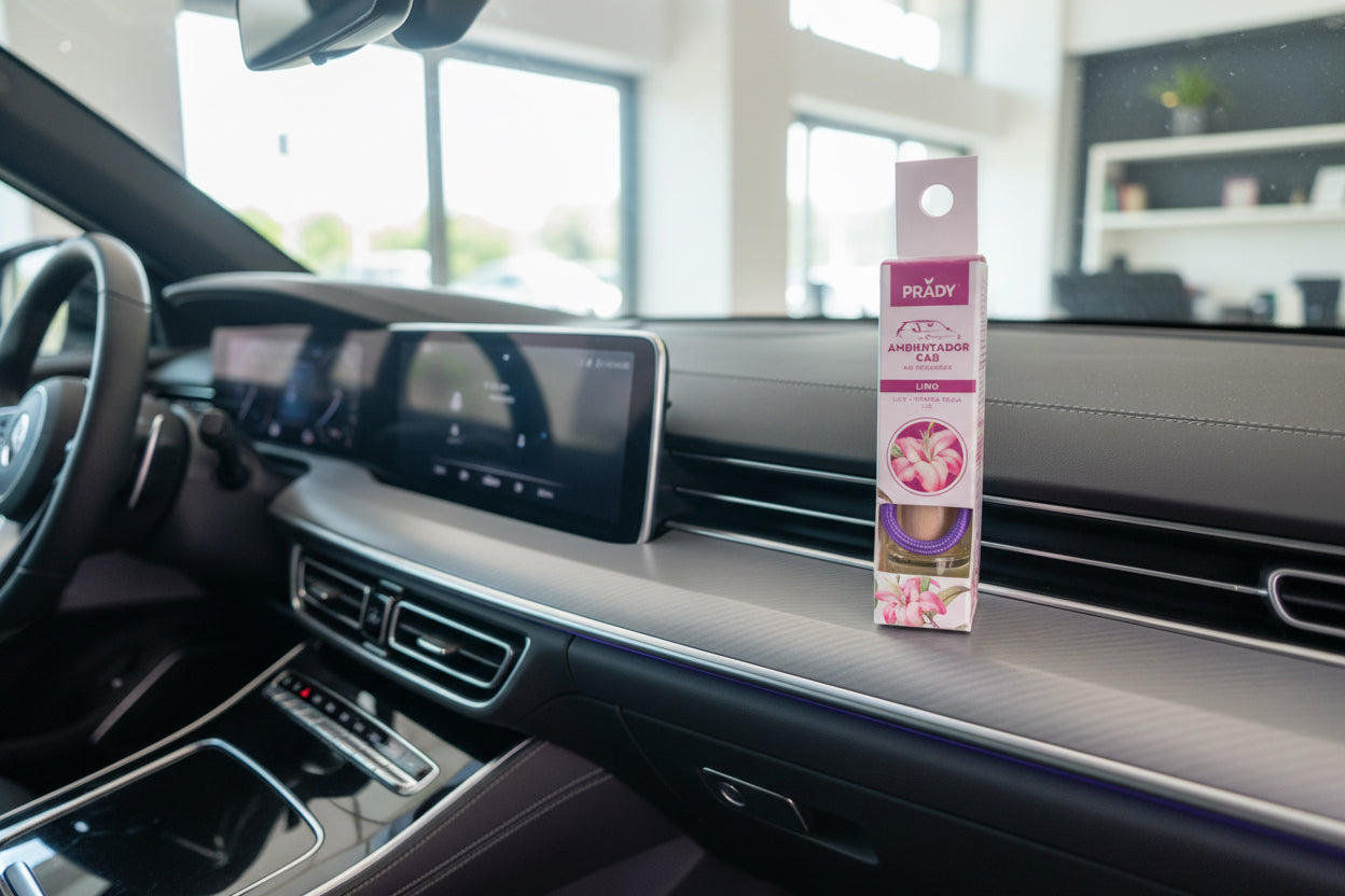 Désodorisant voiture parfum lys – Fraîcheur florale durable
