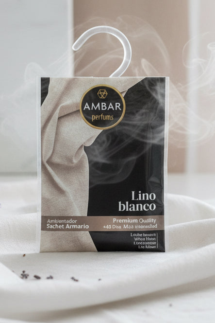 "Sachets parfumés armoire linge blanc frais"