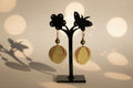 "Boucles d'oreilles bronze doré bohème chic"