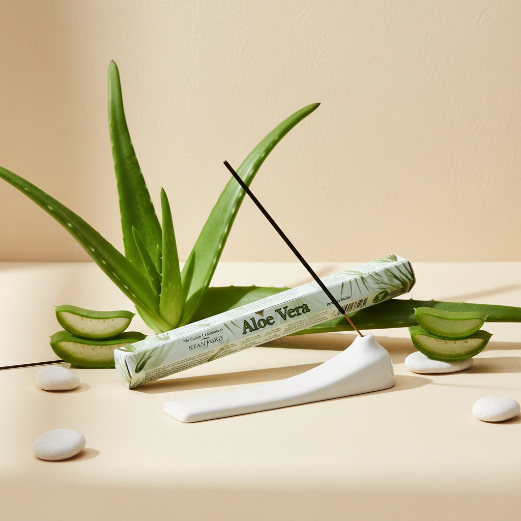 "Bâtonnets d'encens aloe vera naturel relaxation"