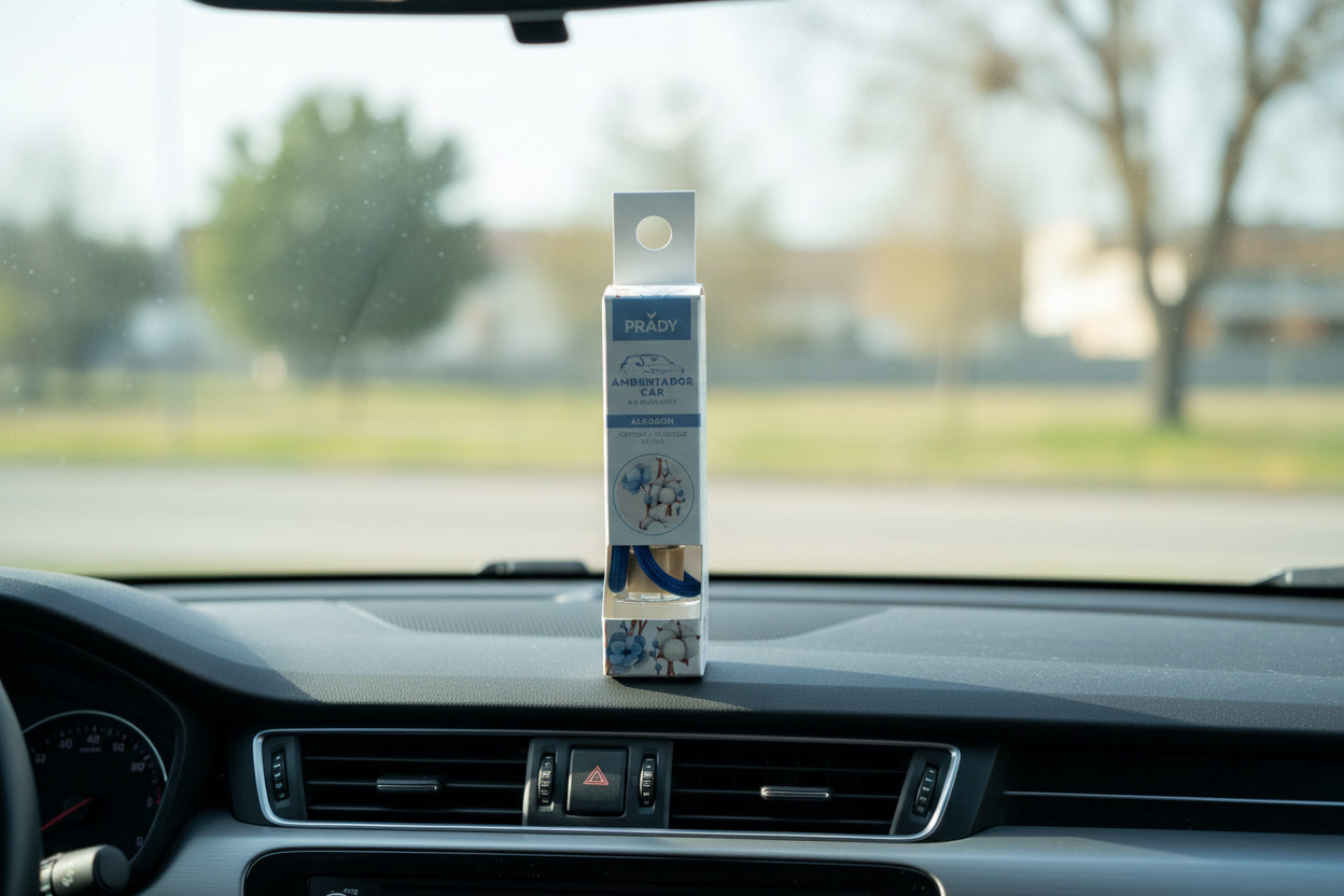 Désodorisant voiture parfum coton – Pureté et sensation propre
