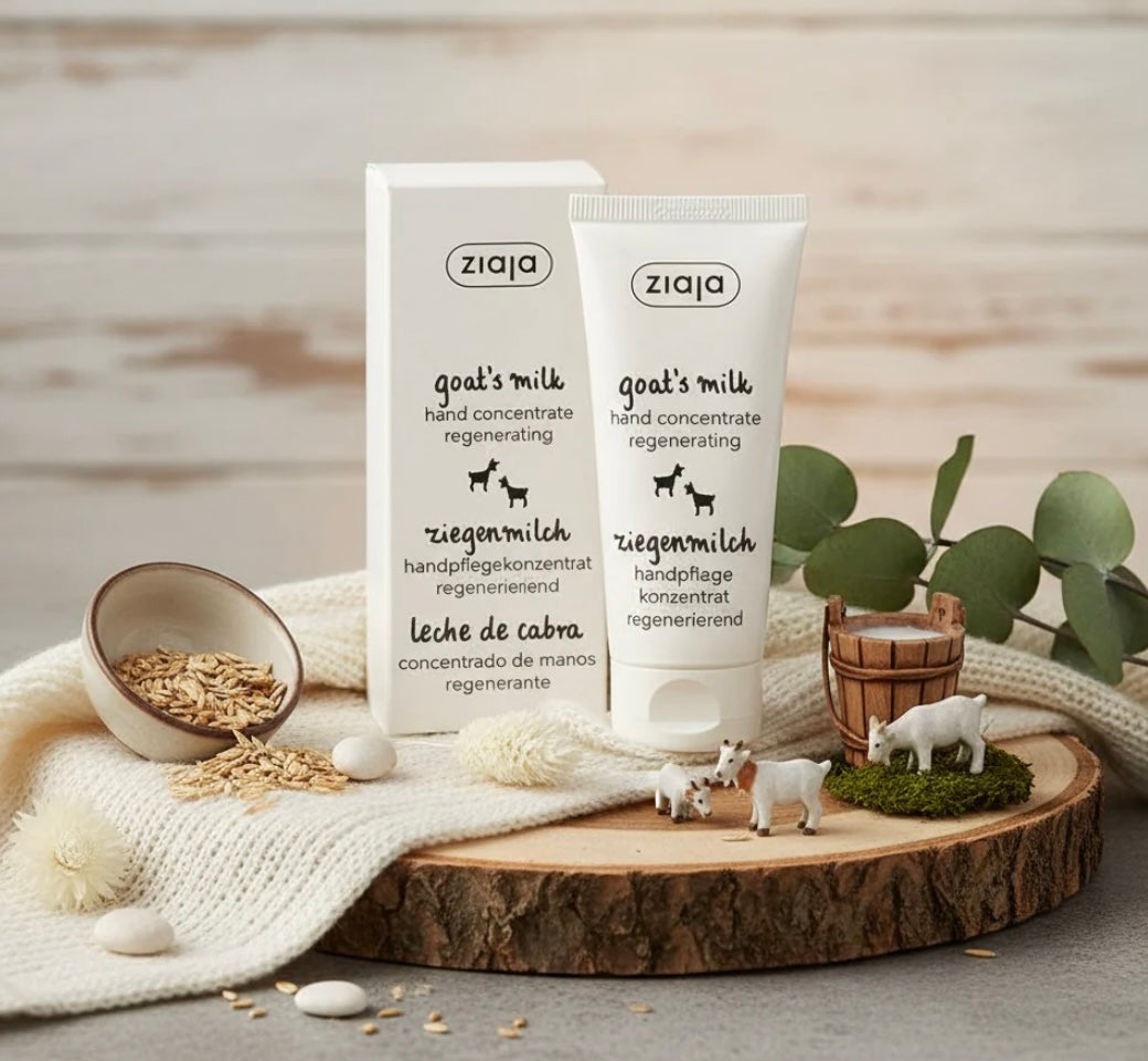 Crème mains nutritive au lait de chèvre