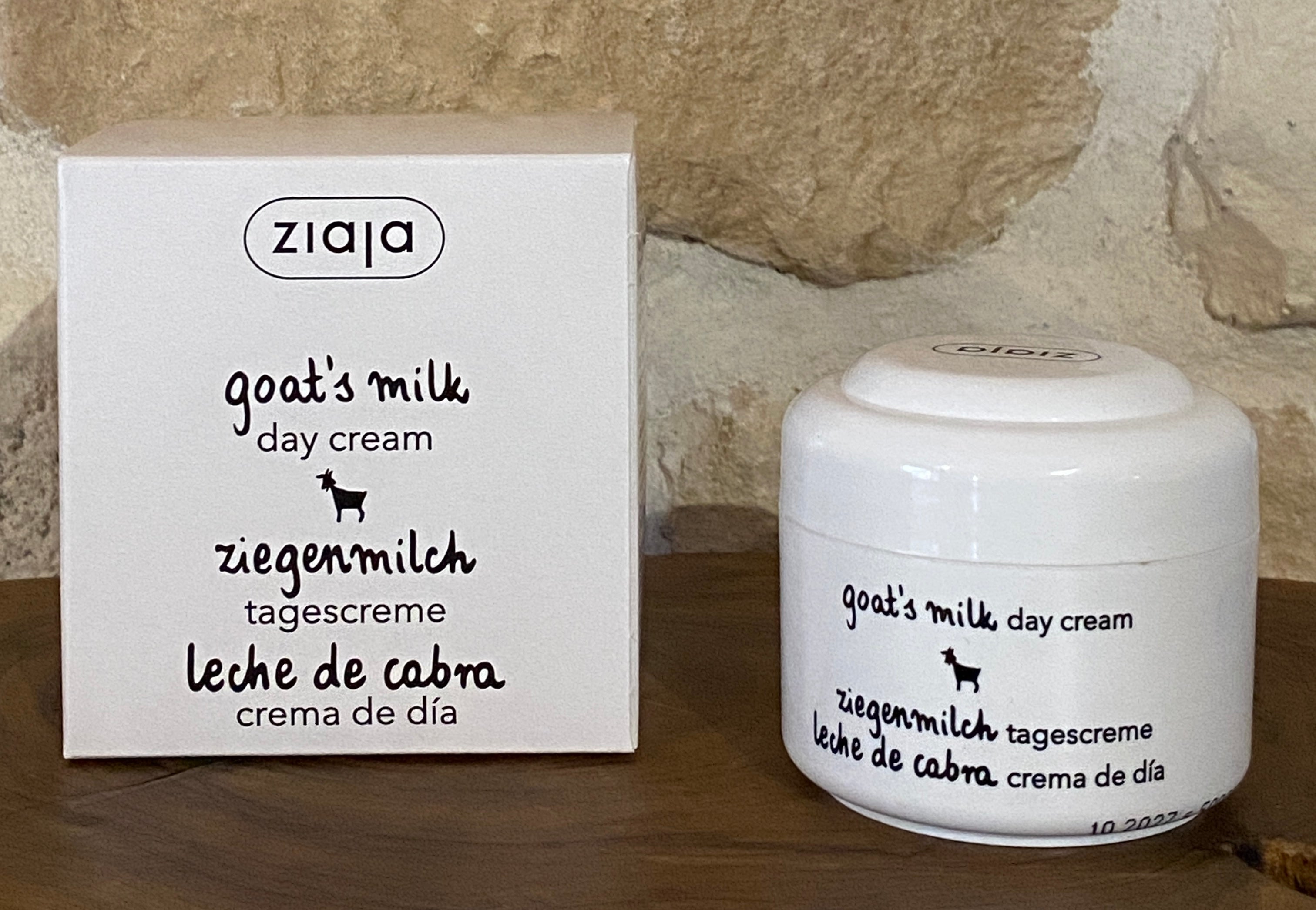 Crème de jour pour le visage au lait de chèvre