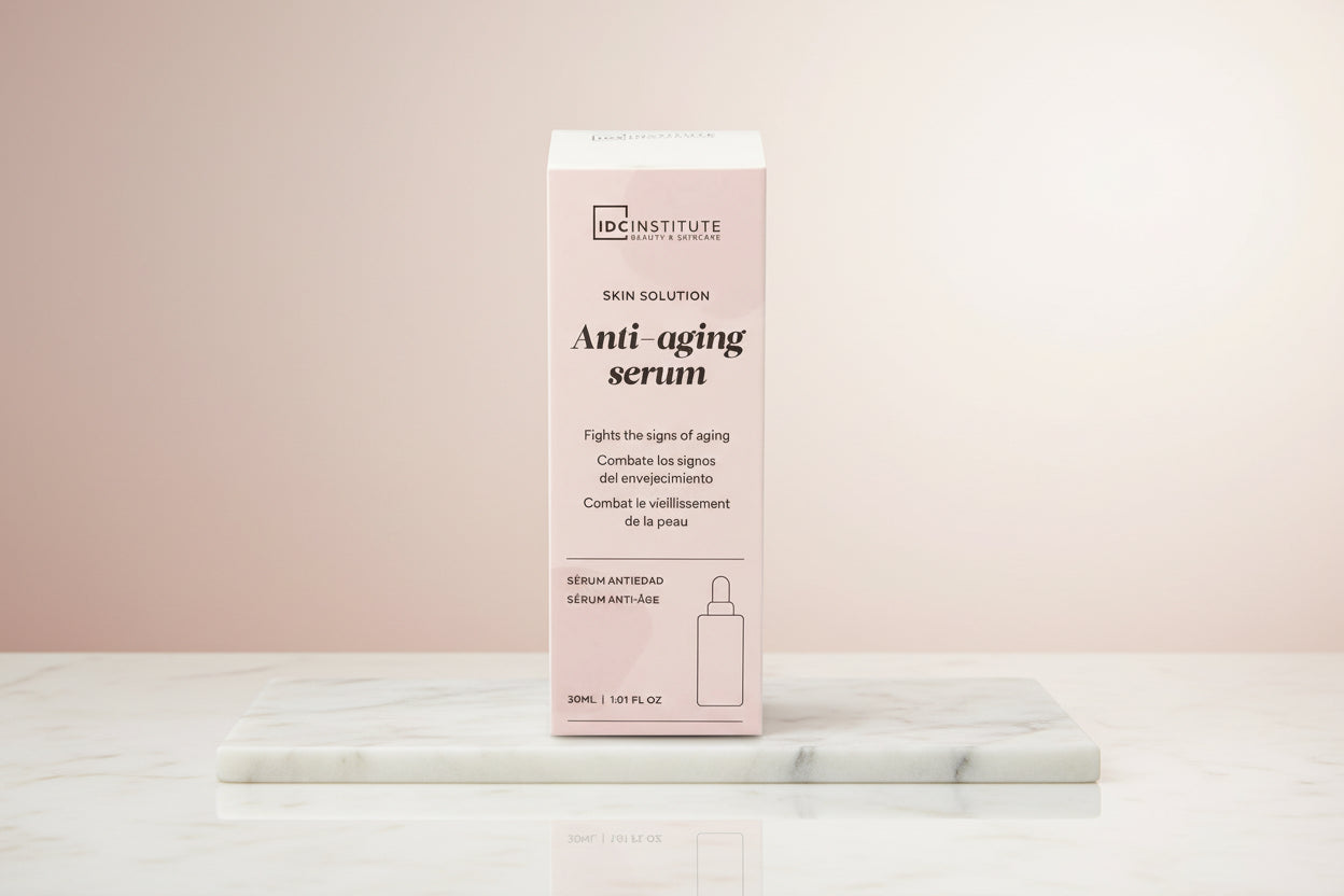 "Sérum an"Flacon sérum anti-âge premium"ti-âge concentré rides et fermeté"