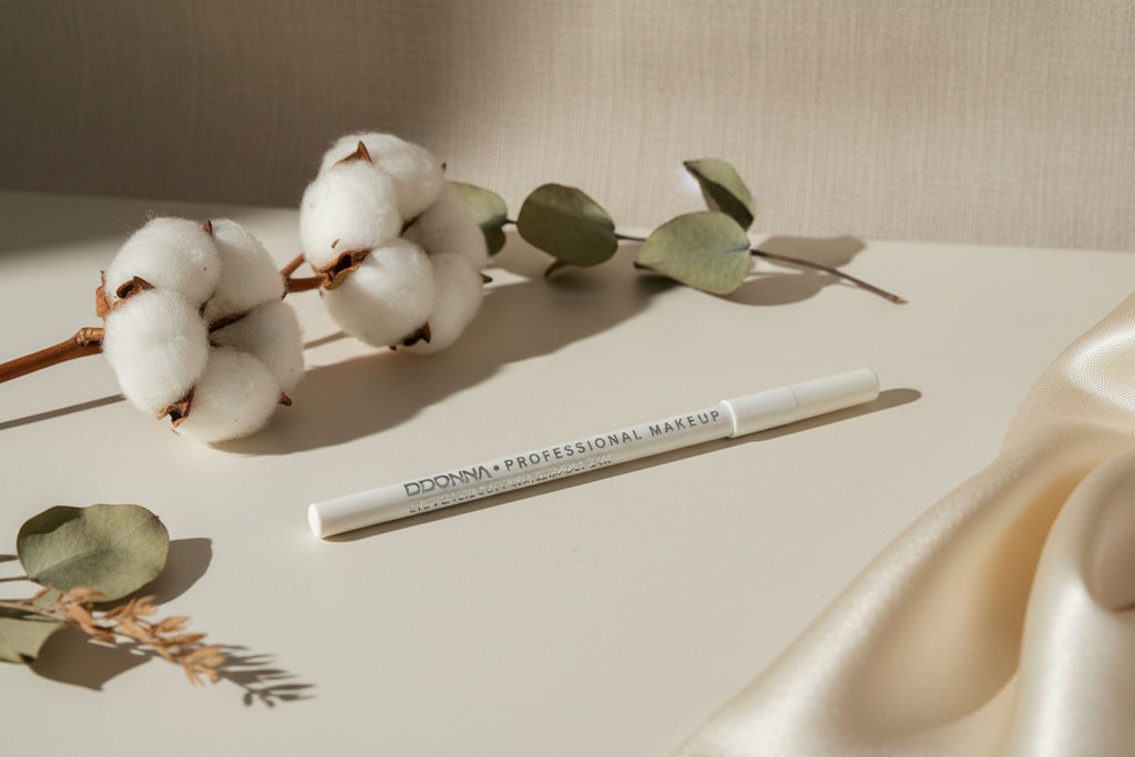 "Crayon eye-liner waterproof 24h blanc longue tenue"
