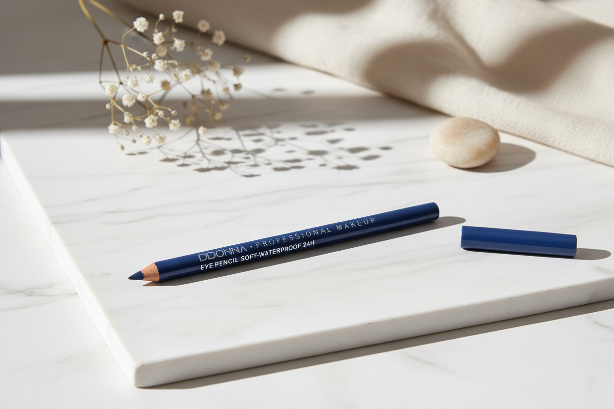 "Crayon eye-liner waterproof 24h bleu longue tenue"