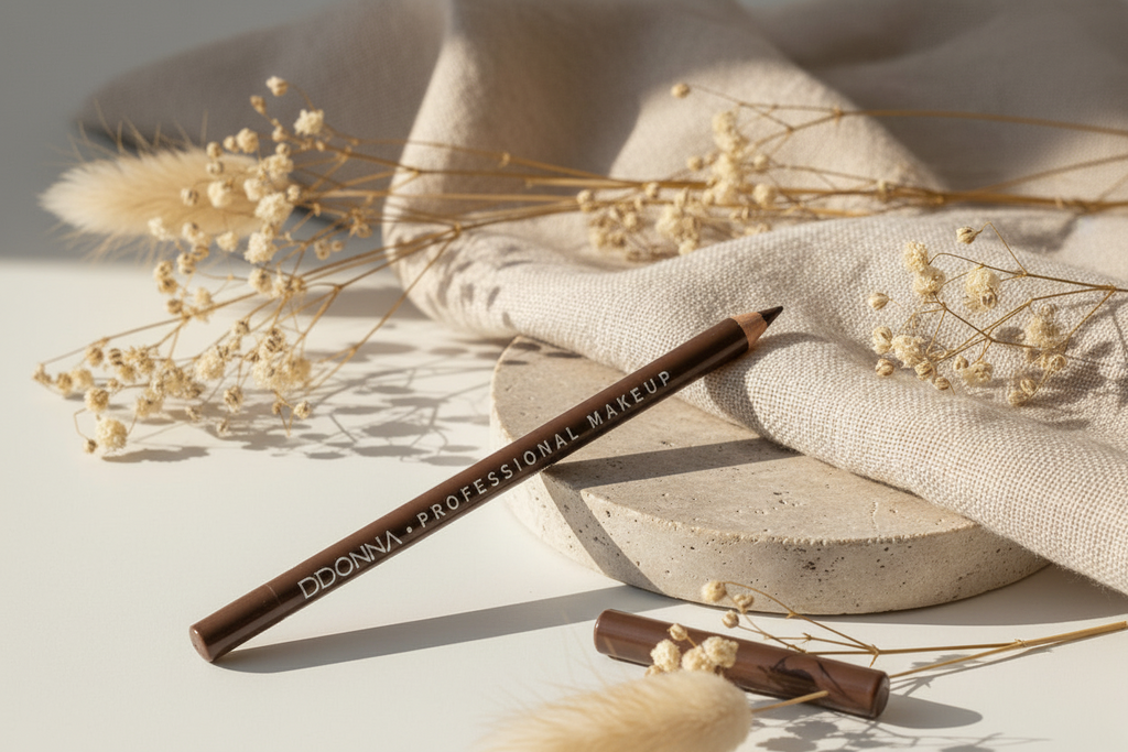 "Crayon eye-liner waterproof 24h marron longue tenue"