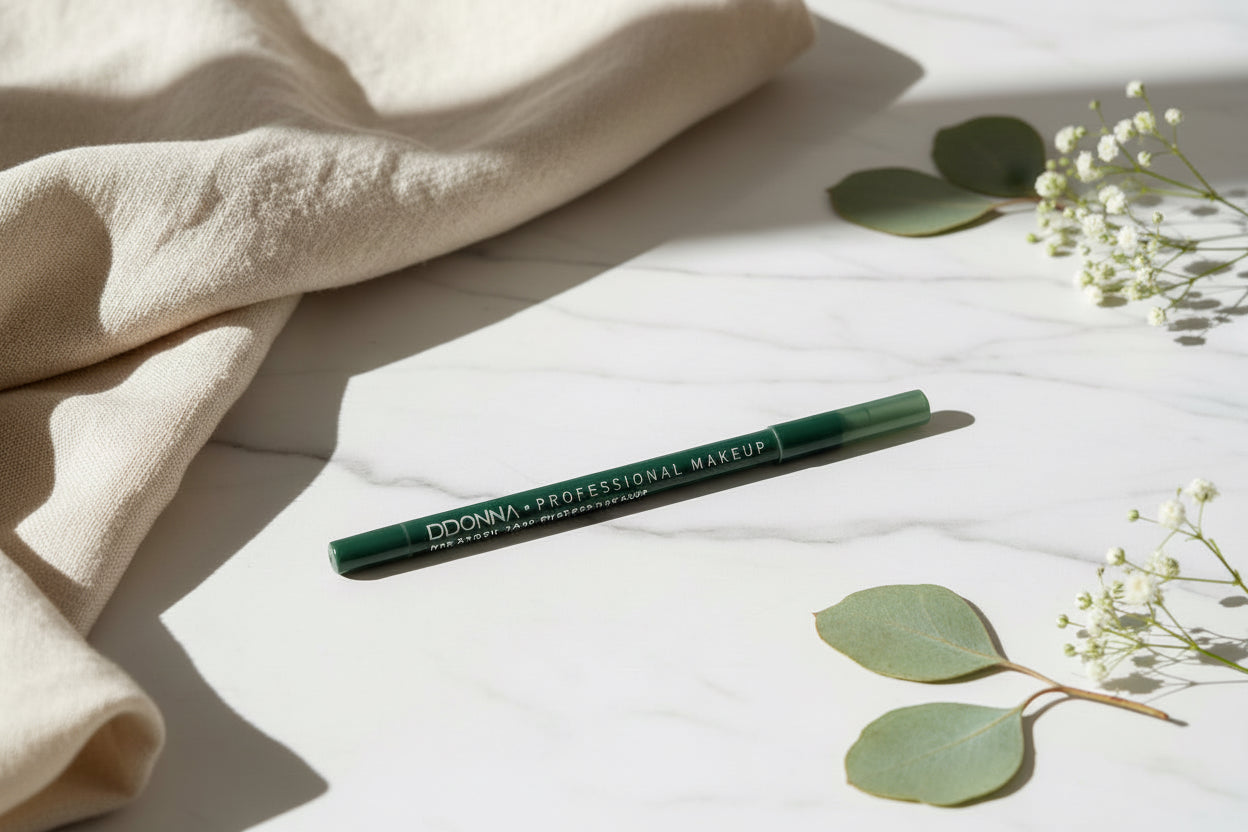 "Crayon eye-liner waterproof 24h vert longue tenue"