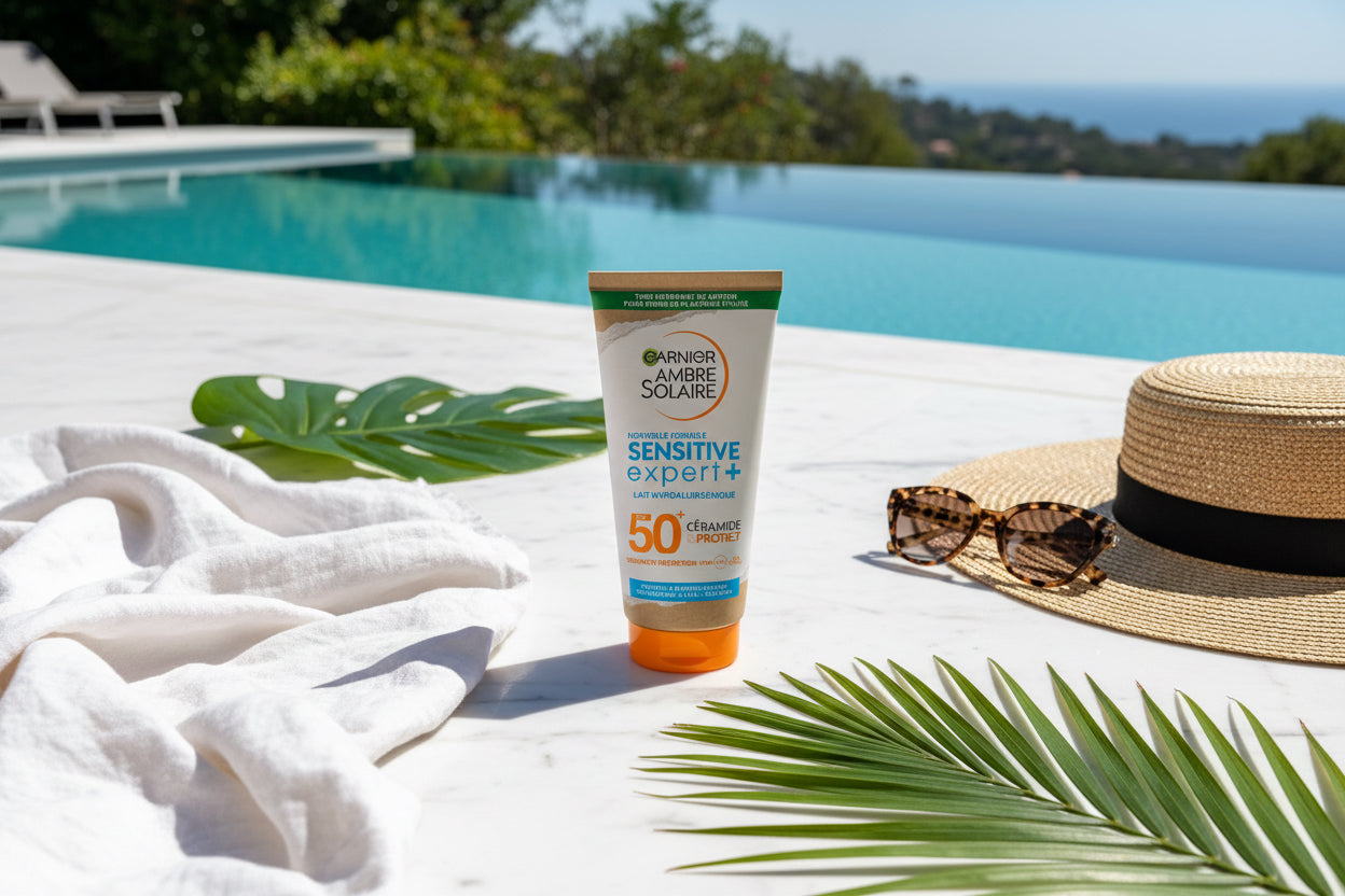 Lait Solaire Hypoallergénique Sensitive Expert+ SPF 50+ | Protection UVA UVB Très Résistant à l’Eau 175 ml