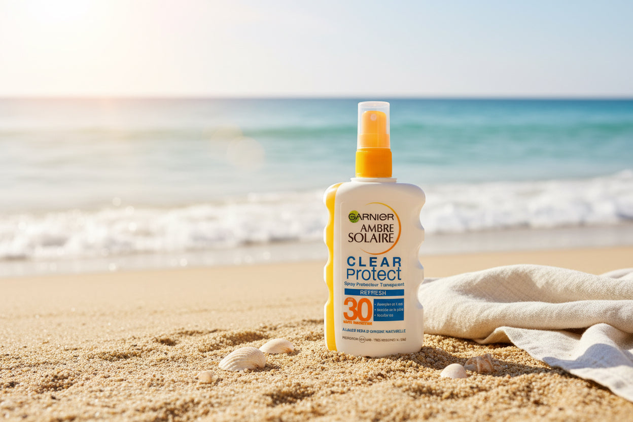 Spray Protecteur Transparent Aloe Vera Naturel SPF 30 | Haute Protection Toucher Sec 200 ml