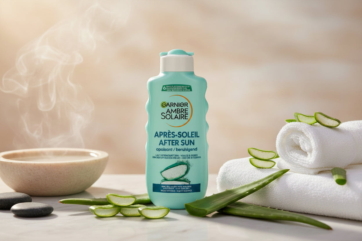 Après-Soleil Apaisant Hydratant 24h Aloe Vera Naturel | Visage & Corps Non Gras 200 ml